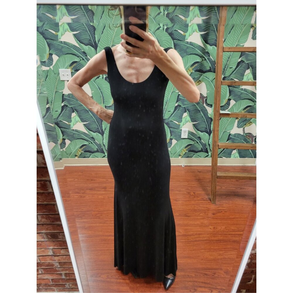 NADIA TARR Maxi Mermaid Dress